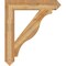 Ekena Millwork Funston Arts & Crafts Rough Sawn Bracket, Western Red Cedar, 6"W x 36"D x 42"H BKT06X36X42FST03RWR - alternate 2